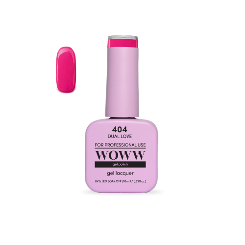 Ημιμόνιμο Βερνίκι New Woww Cosmetics 10ml Dual Love - 404